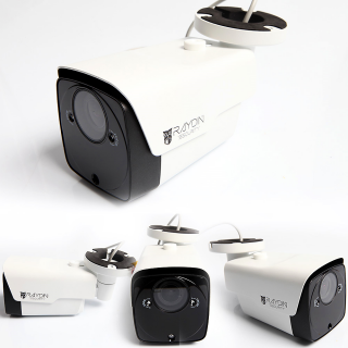 RAYDIN ARROW-X80 8Mpix, 2,8-12mm Lens, H265, 40adet Led, 60Mt Gece Görüşü, SD Kart, PoE, Dış Mekan Büyük IP Kamera 