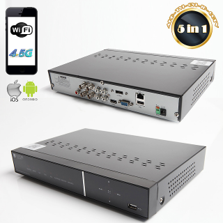 RAYDIN FOCUS-S04 5Mpix, H264, 4Kanal Video, 4Kanal Ses, 1 HDD, 1944P, 3G Wifi, RaydinView 5in1 DVR