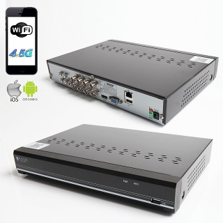 RAYDIN SONIC-K08 2Mpix, H264, 8Kanal Video, 4Kanal Ses, 1 HDD, 1080N, 3G Wifi, RaydinView 5in1 DVR