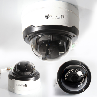 RAYDIN ZOOM-G20 2Mpix, 2,8-12mm Motorized Lens, H265, 40adet Led, 60Mt Gece Görüşü, SD Kart, PoE, Vandal Proof Dome IP Kamera